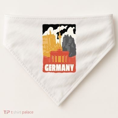 Germany Castle USA-Made Doggie Bandana