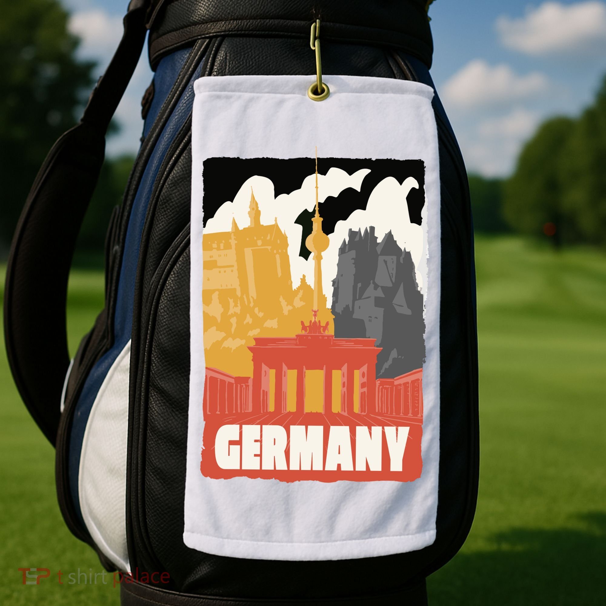 Germany Castle Golf Towel