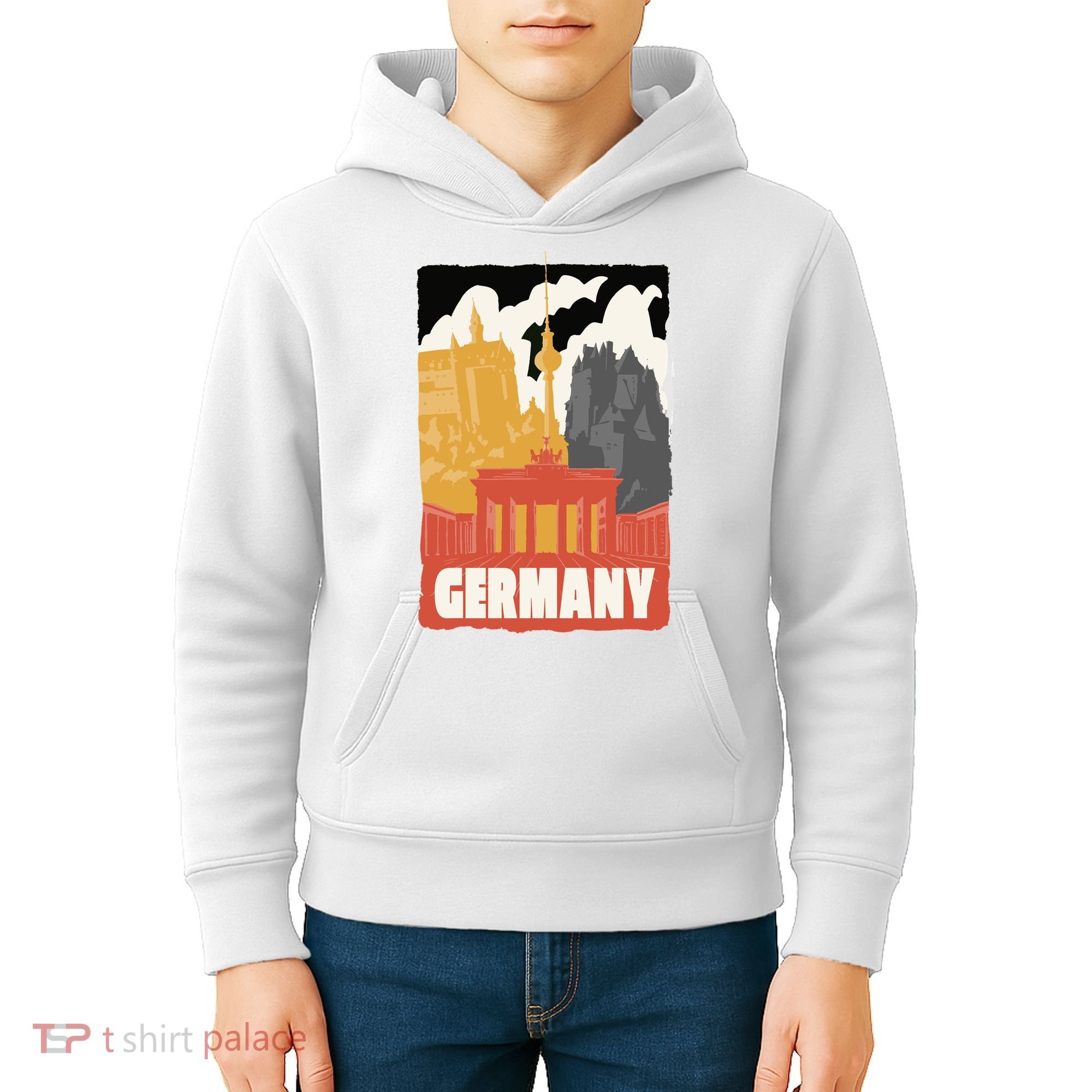 Germany Castle Kids Hoodie