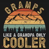 Gramps Cool Gramps Grandpa Gramps Grandfather Hoodie thumb 2