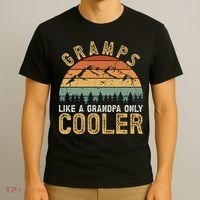 Gramps Cool Gramps Grandpa Gramps Grandfather T-Shirt thumb 3