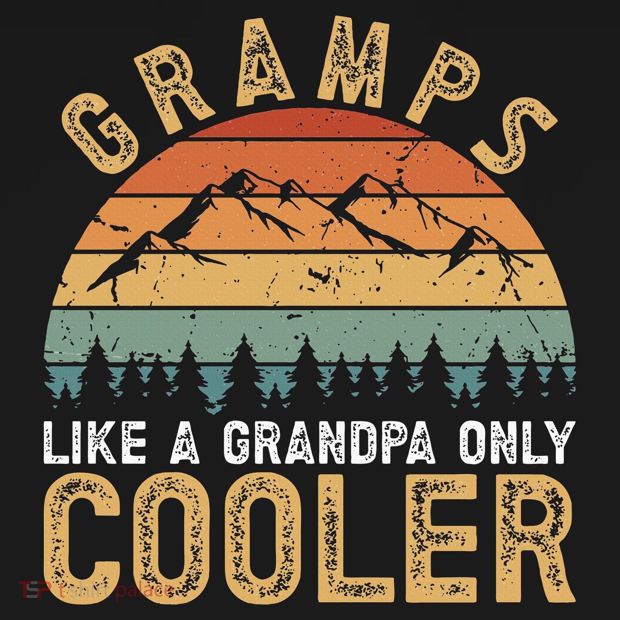 Gramps Cool Gramps Grandpa Gramps Grandfather Mousepad