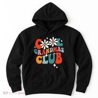 Groovy Cool Grandmas Club Funny Smile Hoodie thumb 0