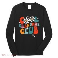 Groovy Cool Grandmas Club Funny Smile Long Sleeve Shirt thumb 0