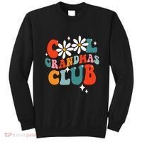 Groovy Cool Grandmas Club Funny Smile Sweatshirt thumb 0