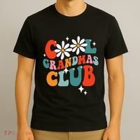 Groovy Cool Grandmas Club Funny Smile T-Shirt thumb 3
