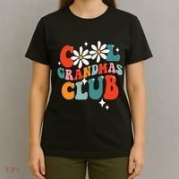 Groovy Cool Grandmas Club Funny Smile T-Shirt thumb 4