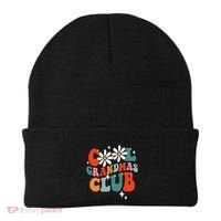 Groovy Cool Grandmas Club Funny Smile Beanie thumb 0