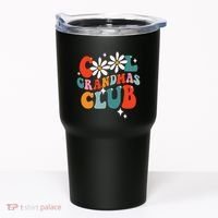 Groovy Cool Grandmas Club Funny Smile Tumbler thumb 0