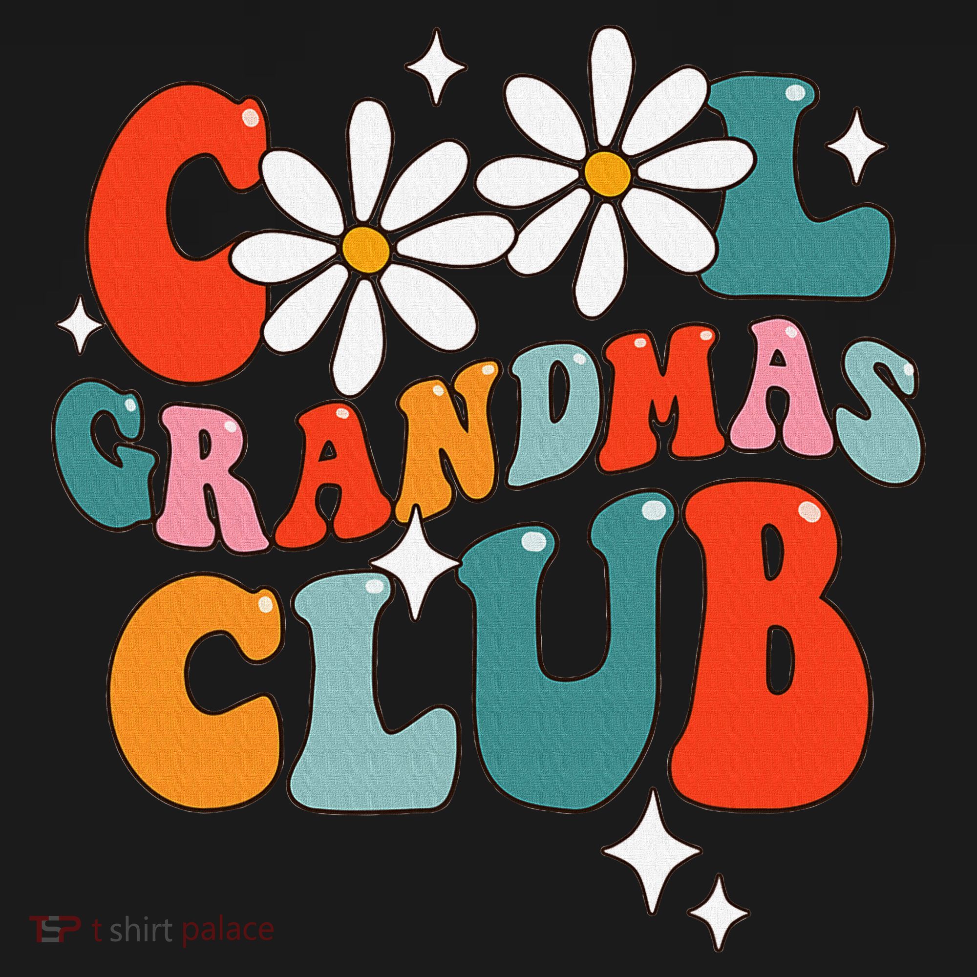 Groovy Cool Grandmas Club Funny Smile Mousepad