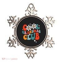 Groovy Cool Grandmas Club Funny Smile Ornament thumb 0