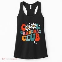 Groovy Cool Grandmas Club Funny Smile Women's Tank Top thumb 0