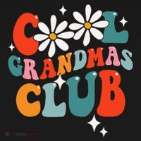 Groovy Cool Grandmas Club Funny Smile Baby Bodysuit thumb 2