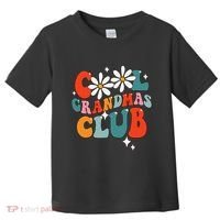 Groovy Cool Grandmas Club Funny Smile Toddler T-Shirt thumb 0