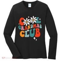 Groovy Cool Grandmas Club Funny Smile Women's Long Sleeve Shirt thumb 0