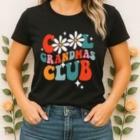 Groovy Cool Grandmas Club Funny Smile Women's T-Shirt thumb 2