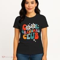 Groovy Cool Grandmas Club Funny Smile Women's T-Shirt thumb 4