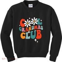 Groovy Cool Grandmas Club Funny Smile Kids Sweatshirt thumb 0