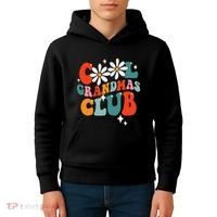 Groovy Cool Grandmas Club Funny Smile Kids Hoodie thumb 4