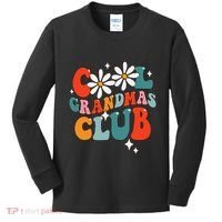 Groovy Cool Grandmas Club Funny Smile Kids Long Sleeve Shirt thumb 0