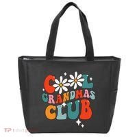 Groovy Cool Grandmas Club Funny Smile Tote Bag thumb 0