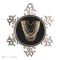 Gold Chains Hip Hop Fan And Funny Gold Lover Gift Ornament thumb 0