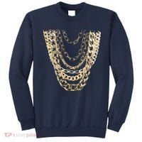 Gold Chains Hip Hop Fan And Funny Gold Lover Gift Sweatshirt thumb 0