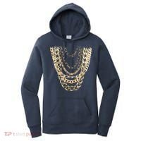Gold Chains Hip Hop Fan And Funny Gold Lover Gift Women's Hoodie thumb 0
