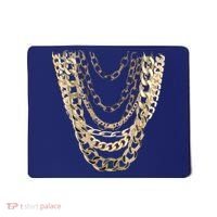 Gold Chains Hip Hop Fan And Funny Gold Lover Gift Mousepad thumb 0