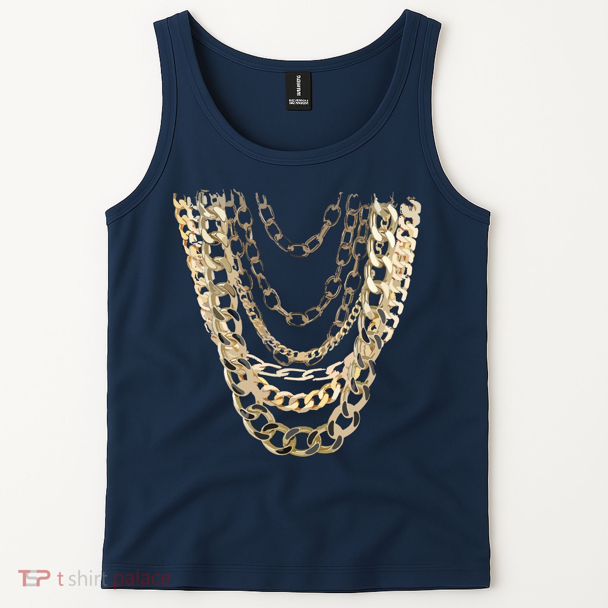 Gold Chains Hip Hop Fan And Funny Gold Lover Gift Tank Top
