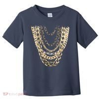 Gold Chains Hip Hop Fan And Funny Gold Lover Gift Toddler T-Shirt thumb 0