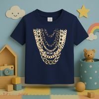 Gold Chains Hip Hop Fan And Funny Gold Lover Gift Toddler T-Shirt thumb 3