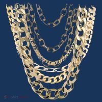 Gold Chains Hip Hop Fan And Funny Gold Lover Gift Toddler T-Shirt thumb 4