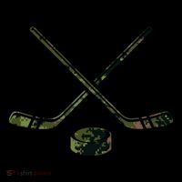 Green Camo Hockey Green Camouflage Hockey Sticks Gift Coffee Mug thumb 5