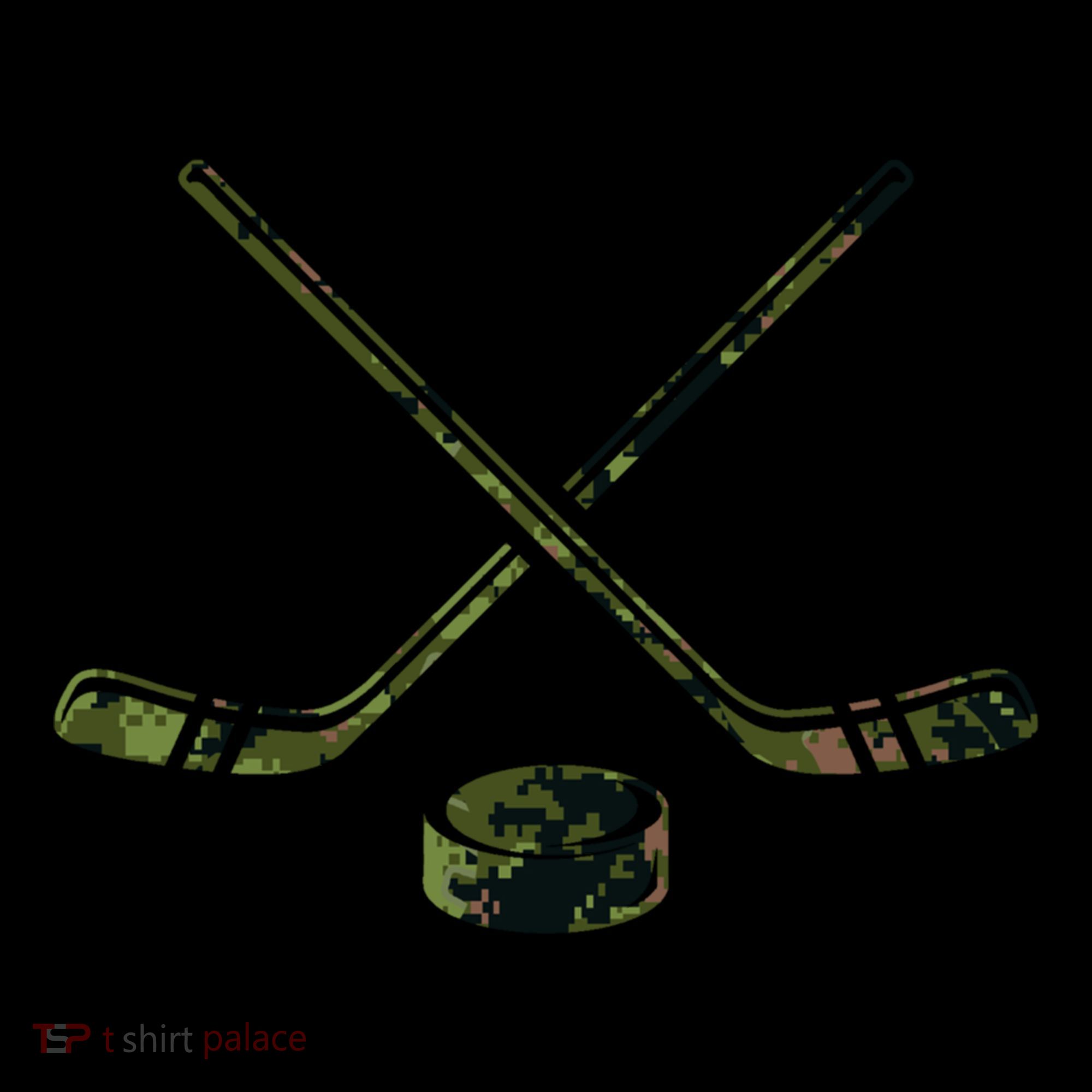 Green Camo Hockey Green Camouflage Hockey Sticks Gift Coffee Mug