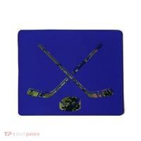 Green Camo Hockey Green Camouflage Hockey Sticks Gift Mousepad thumb 0