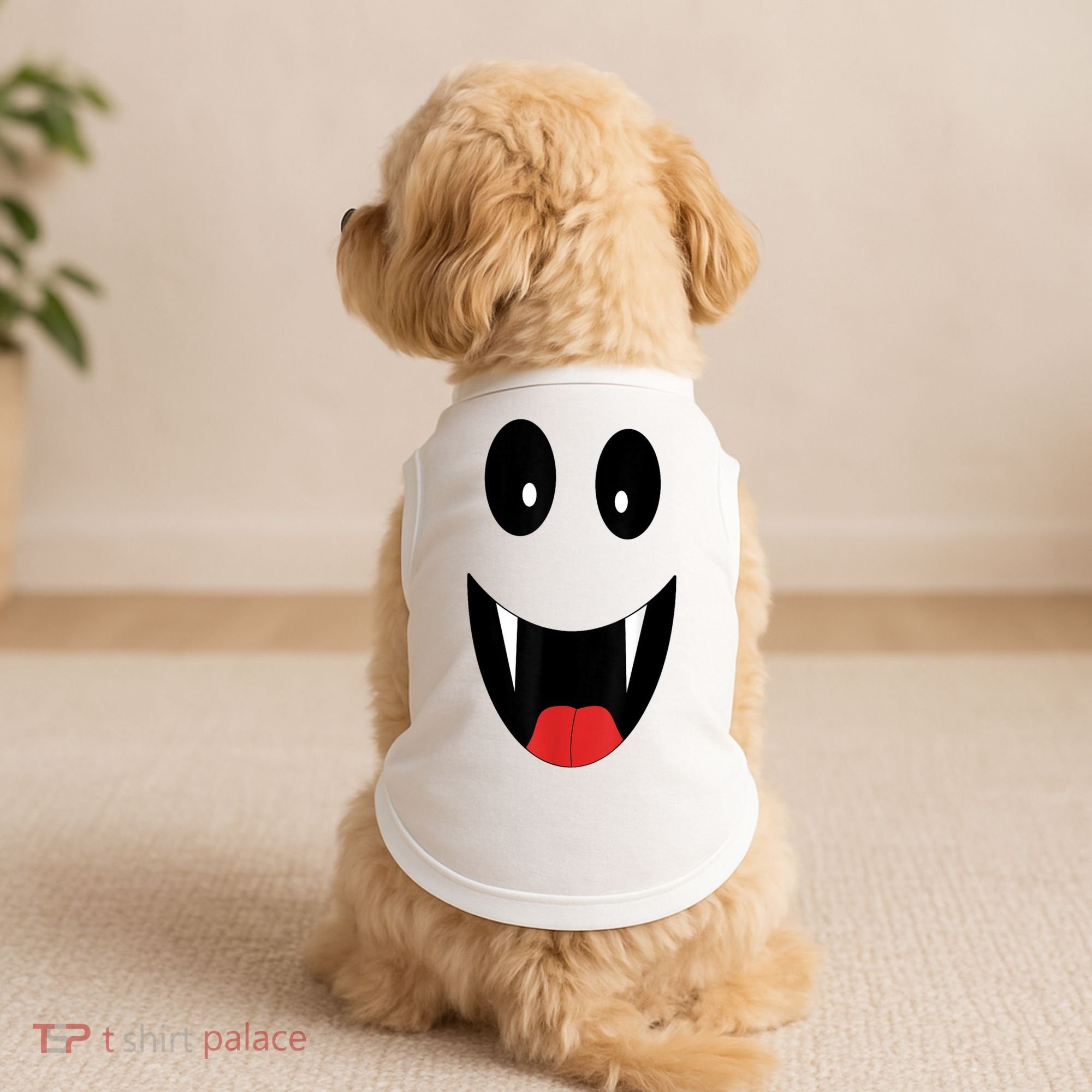 Ghost Costume Halloween Ghost Doggie Tank