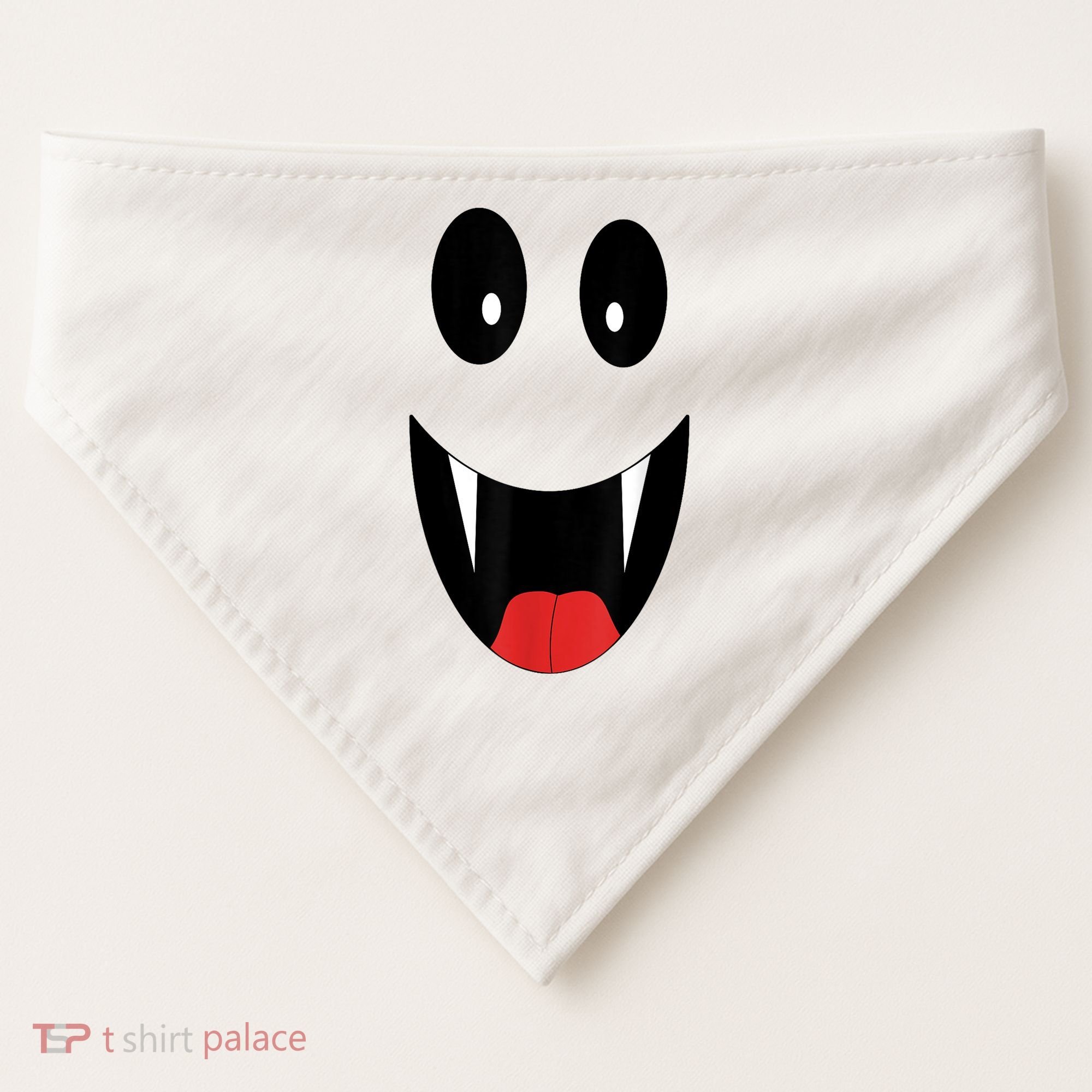 Ghost Costume Halloween Ghost USA-Made Doggie Bandana