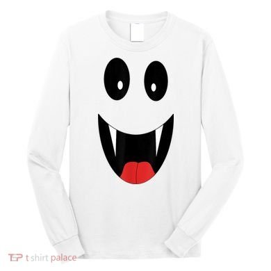 Ghost Costume Halloween Ghost Long Sleeve Shirt