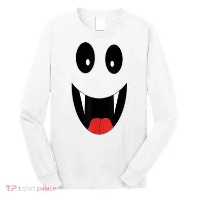 Ghost Costume Halloween Ghost Long Sleeve Shirt