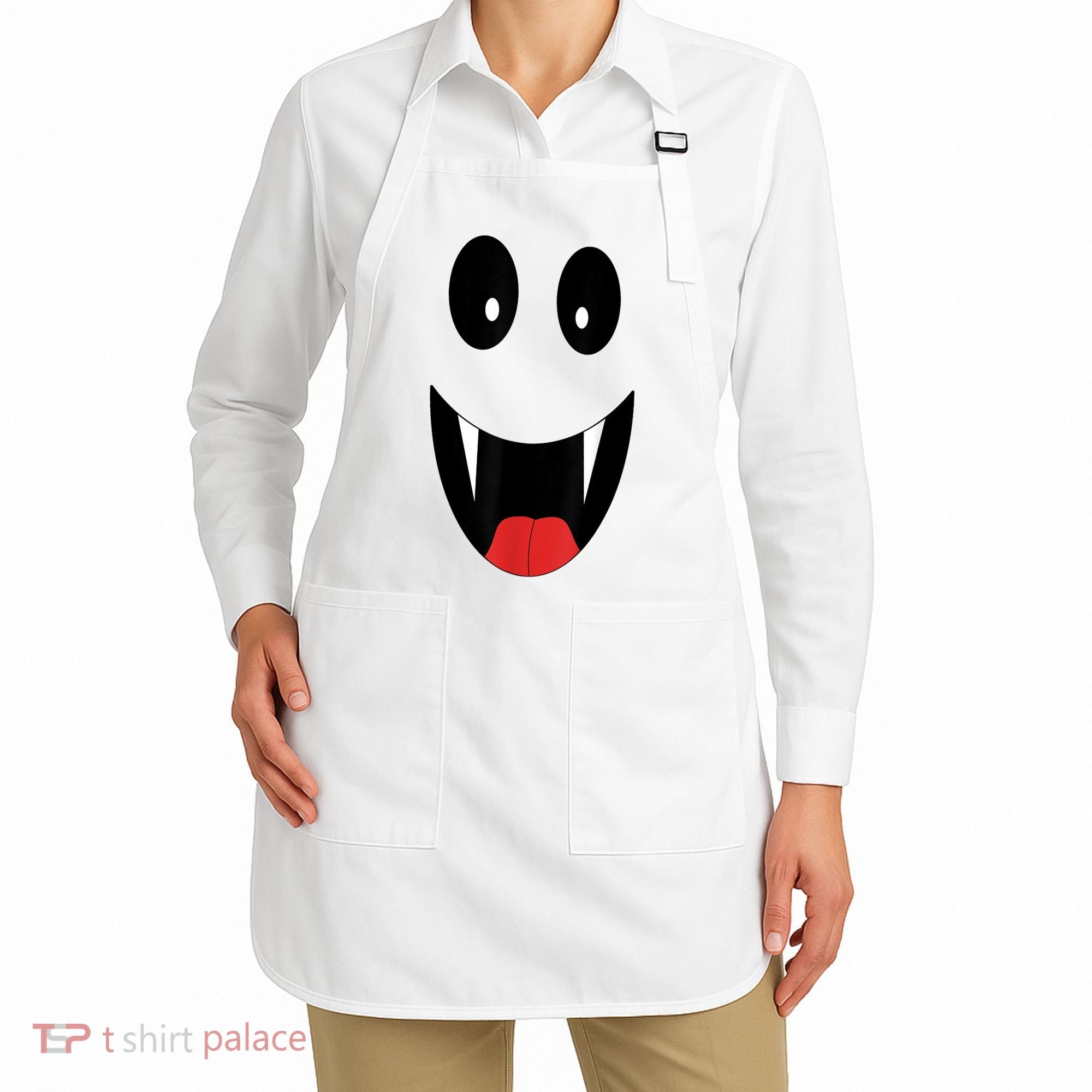 Ghost Costume Halloween Ghost Apron