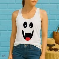 Ghost Costume Halloween Ghost Women's Tank Top thumb 2