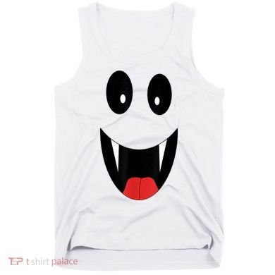 Ghost Costume Halloween Ghost Tank Top