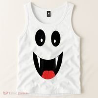 Ghost Costume Halloween Ghost Tank Top thumb 2