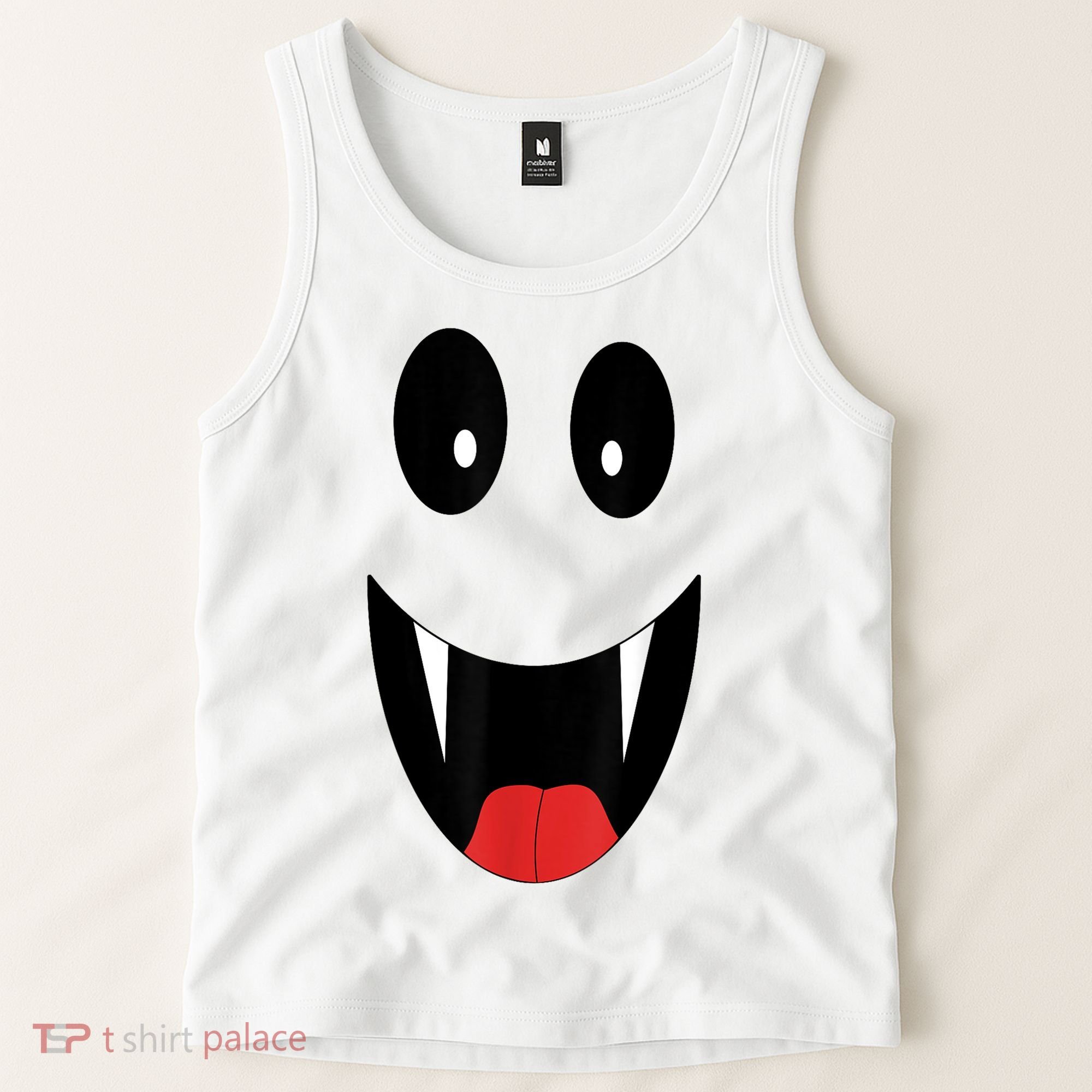 Ghost Costume Halloween Ghost Tank Top