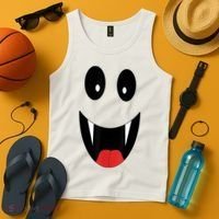 Ghost Costume Halloween Ghost Tank Top thumb 4
