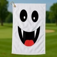 Ghost Costume Halloween Ghost Golf Towel thumb 1