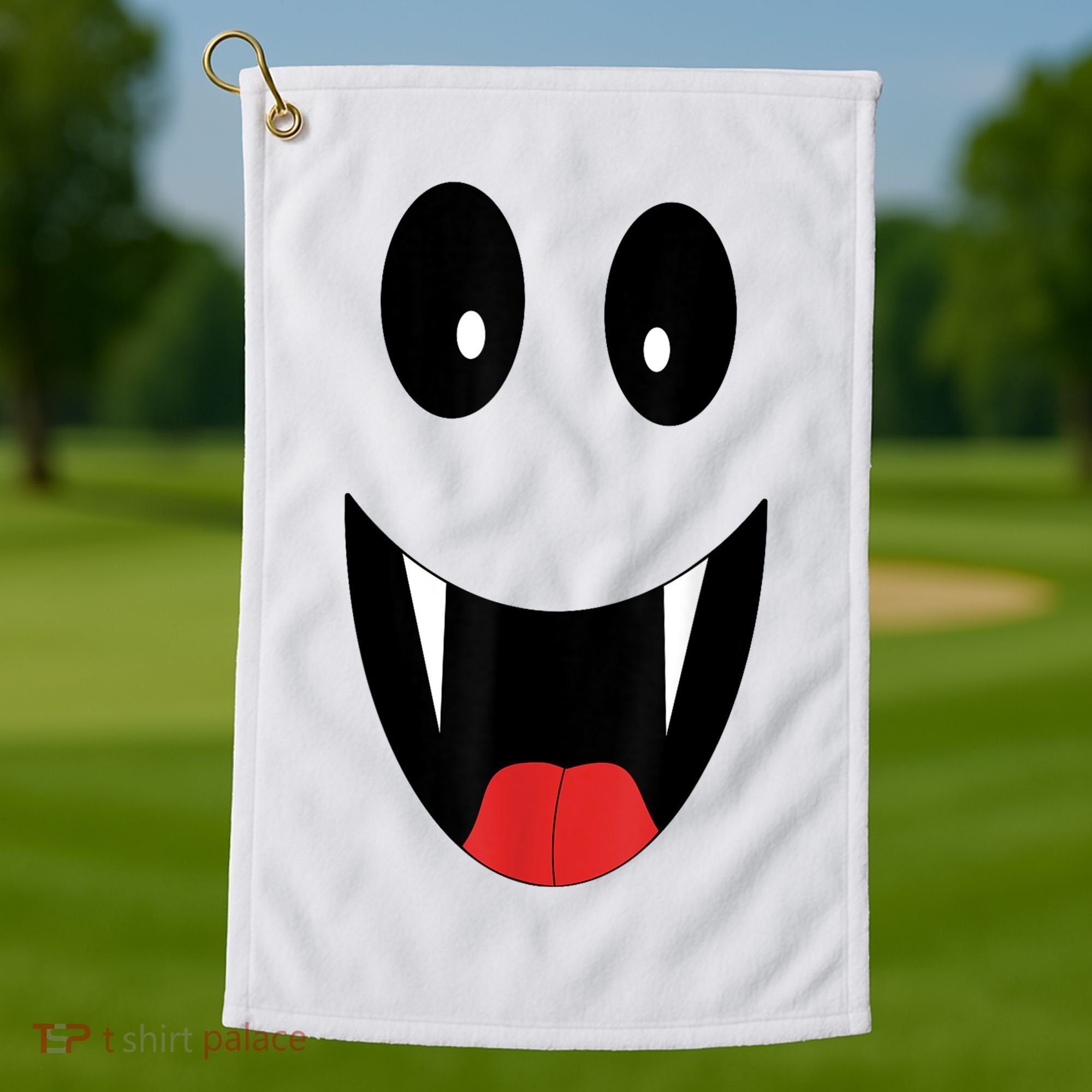 Ghost Costume Halloween Ghost Golf Towel