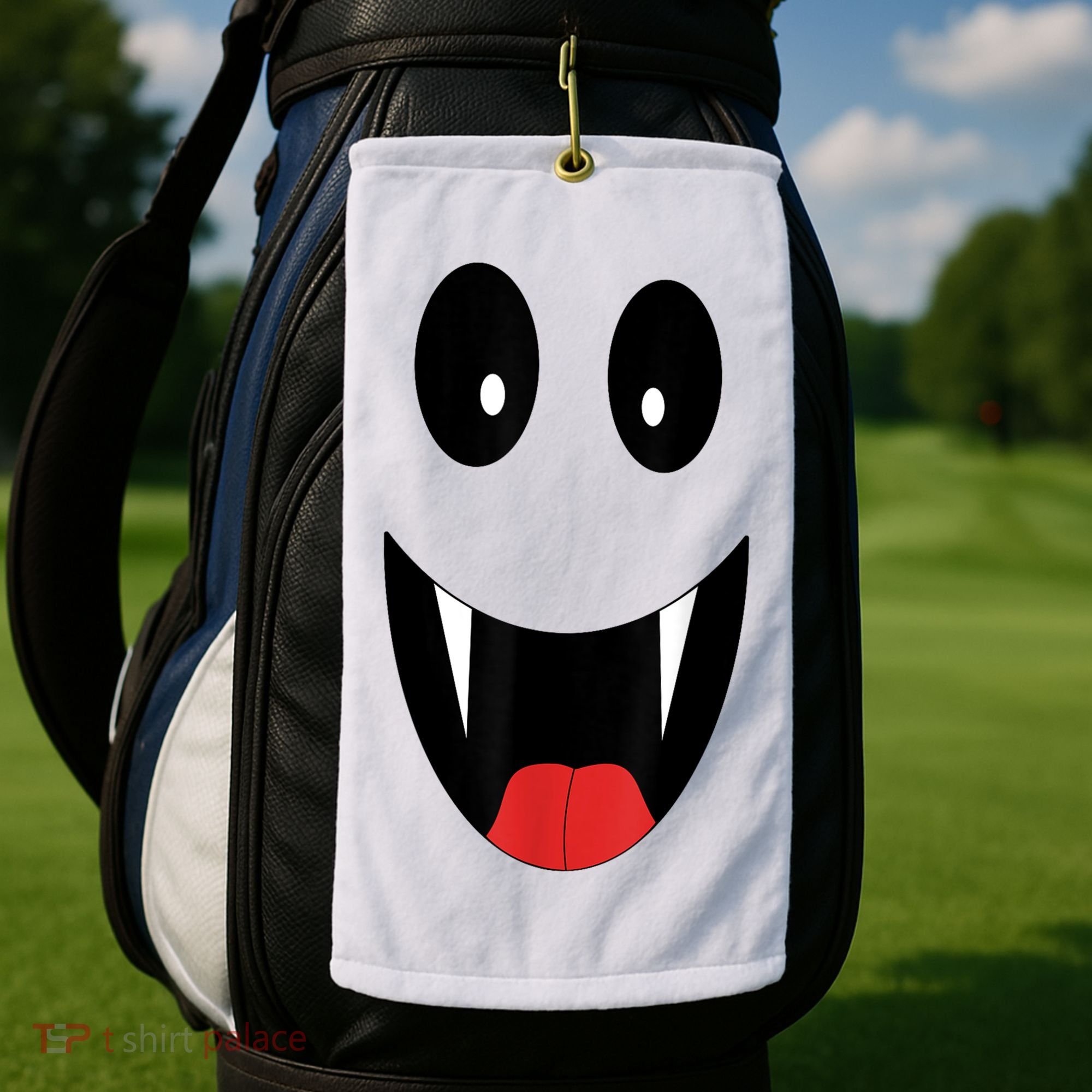 Ghost Costume Halloween Ghost Golf Towel