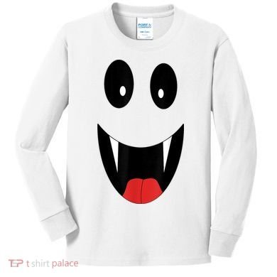 Ghost Costume Halloween Ghost Kids Long Sleeve Shirt